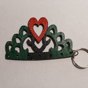 Black Queen Keyrings Afrocentric Keyrings Handcrafted Keyrings Wooden Keyrings
